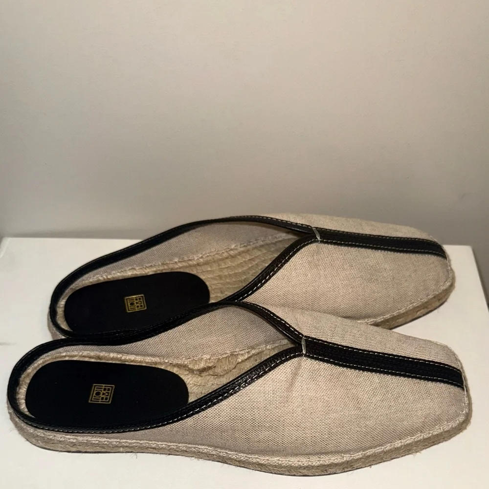 Toteme canvas leather